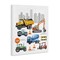 Stupell Industries Keep Moving Construction Vehicles Canvas, design by Christine Simpson Art